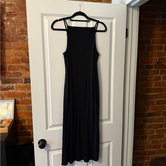 High Neck Cotton Maxi Dress - Picture 1 of 3